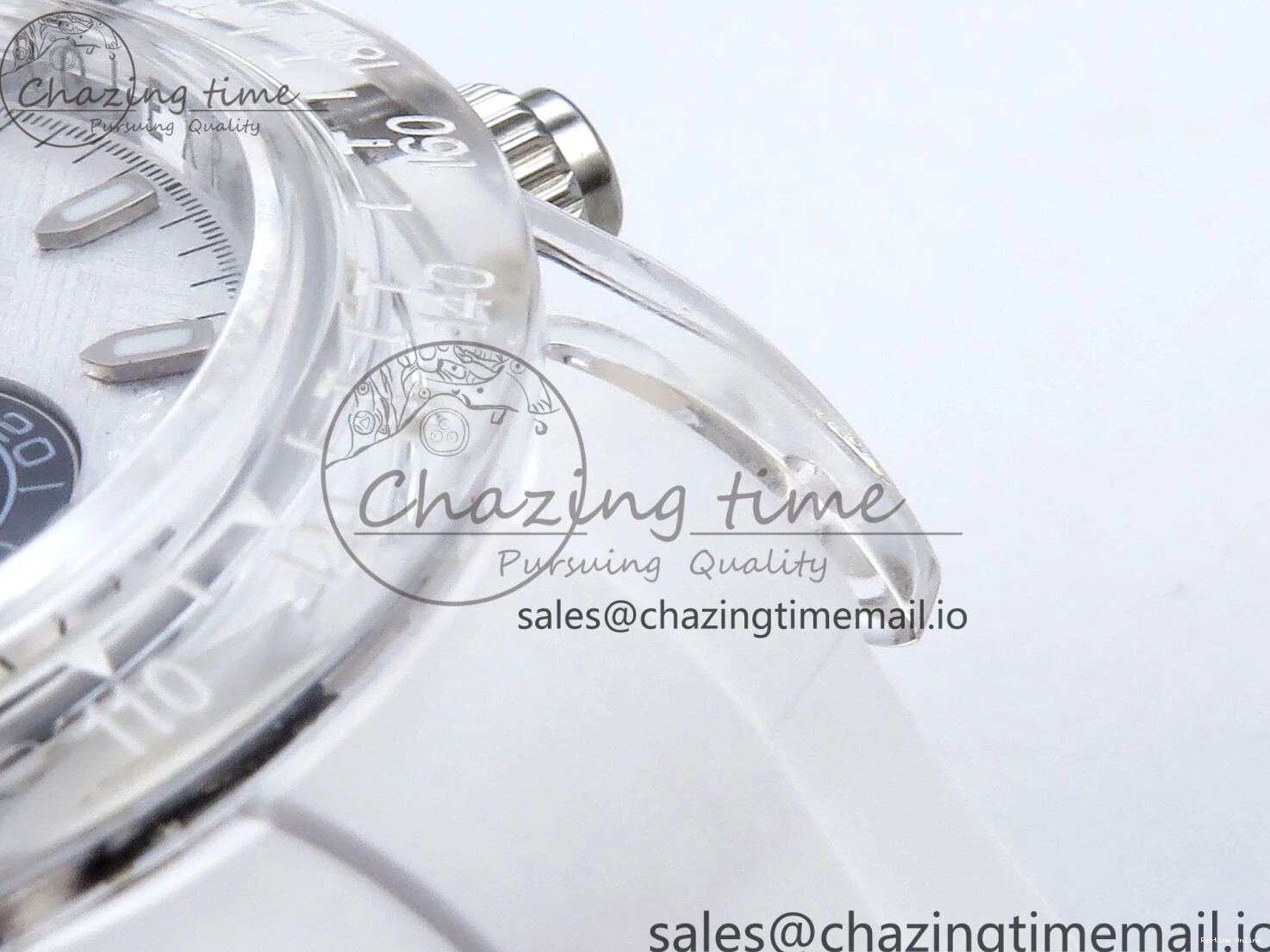 0407 Daytona AET Remould N6F 1:1 Best Edition Meteorite Dial on White Rubber Strap SA TopPick 920